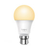 TP-Link Tapo L510B Smart Light Bulb Bayonet Fitting Dimmable, No Hub Required, Voice Control, Schedule & Timer 2700K 8.7W 2.4 GHz 802.11b/g/n