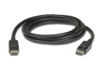 Aten 3m DisplayPort Cable, supports up to 3840 x 2160 @ 60Hz, 28 AWG copper wire construction for high-definition media connections