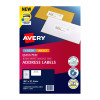 Avery Label Address Quick Peel L7651 38.1 x 21.2 65 Up Pack 40