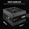 Corsair 650W CX Series, 80 PLUS Bronze Certified, Up to 88% Efficiency,  Compact 125mm design easy fit and airflow, ATX PSU 2024