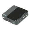 Aten Slim KVM Switch 2 Port Single Display DisplayPort w/ audio, Cables Included, Remote Port Selector,