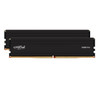Crucial Pro 32GB (2x16GB) DDR5 UDIMM 5600MHz CL46 Black Heat Spreader Support Intel XMP AMD EXPO for Desktop PC Gaming Memory