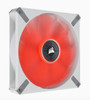 Corsair ML ELITE Series, ML140 LED ELITE WHITE, 140mm Magnetic Levitation Red LED Fan with AirGuide, Single Pack(LS)