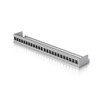 Ubiquiti 24-Port Blank Keystone Patch Panel, Silver, 1U 24-port, Ideal for Keystone Module Installation, Incl 2Yr Warr
