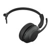 Jabra Evolve2 65 MS Mono Black Bluetooth Headset, Link 380 USB-A Passive Noise-cancelling, 2ys Warranty