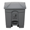 Cleanlink Rubsh Bin With Pedal 30L Gry