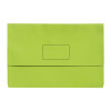 Marbig Wallet Foolscap Slimpick Bright Green Pack of 10