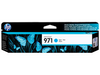 HP 971 Cyan Ink Cartridge 2,500 pages