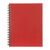 Spirax 512 Hard Cover Cover A4 Red Pack of 5