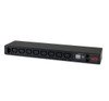 APC Rack PDU, Metered, 1U, 12A/208V, 10A/230V, (8) C13, Horizontal, Load capacity 2300 VA,