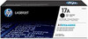 HP #17A Black Toner Cartridge - 1,600 pages