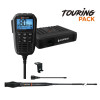 EcoXgear EXG3000 5-Watt Compact Fixed Mount UHF Radio with Multi-Colour LCD Display Mic - TOURING PACK