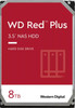 Western Digital WD Red Plus 8TB 3.5' NAS HDD SATA WD80EFPX  215MB/s  5640 RPM  256MB Cache  3-Year Limited Warranty