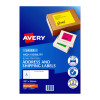 Avery Fluoro Orange High Visibility Shipping Labels for Laser Printers, 99.1 x 34 mm, 400 Labels (35972 / L7162FO)