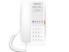 FANVIL, H4 Hotel IP Phone, White, Cost-effective hotel IP phone, HD voice, 0/100Mbps Ethernet, and PoE, 5 programmable soft keys