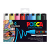 Posca PC-8M Bold Chisel Assorted Pack 8