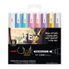 Uni Chalk Marker Bullet Metallc Pk8