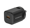 Simplecom CU235 Dual Port PD 35W Fast Wall Charger USB-C + USB-A for Phone