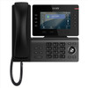 SNOM D812 Desk Telephone, 5' color LCD Screen with 8 SIP accounts, GigE ethernet switch, and 1 USB port, 8 (28) Self-Labeling Keys, PoE, 3Y Warranty