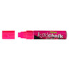 Liquid Chalk Marker Texta Wet Wipe 15mm Jumbo Chisel Card of 1 Pink