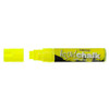 Liquid Chalk Marker Texta Wet Wipe 15mm Jumbo Chisel Card of 1 Yellow