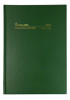 Diary Collins Financial 28M4 A5 2 Days to a Page Green F2025/26