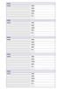 Diary Refill Dayplanner Executive Organiser A4 Telephone Address EX5002
