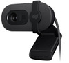 Logitech Brio 100 Full HD 1080p webcam with auto-light balance, integrated privacy shutter, and built-in mic