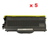 5 x Compatible Brother TN-2150 Toner Cartridge - 2,600 pages