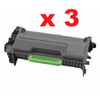 3 x Compatible Brother TN3470 Toner Cartridge - 12,000 pages