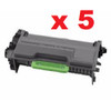 5 x Compatible Brother TN3470 Toner Cartridge - 12,000 pages