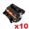 10 x Compatible HP No. 81A Black Toner - 10,500 pages