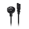 Lindy 3m Power Cable 2Pin-IEC C7