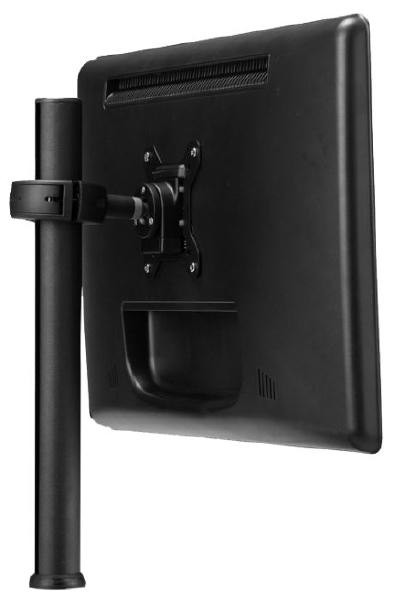 Atdec Spacedec Display Donut Pole 420mm Black - Single monitor or POS display mount - includes one QuickShift Donut