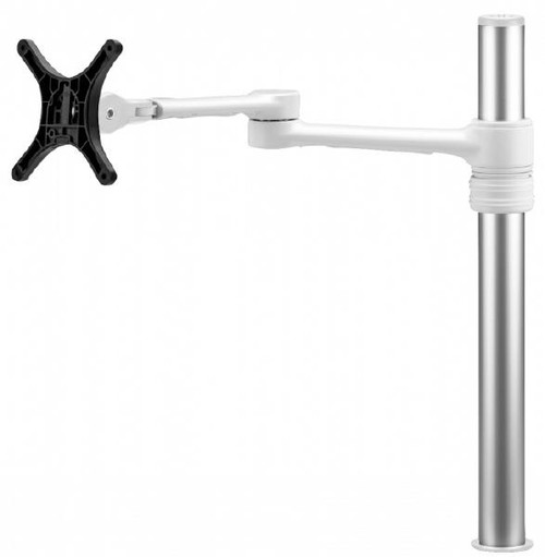 Atdec - 525mm long pole with 422mm articulated arm. Max load: 8kg, VESA 100x100 (White)