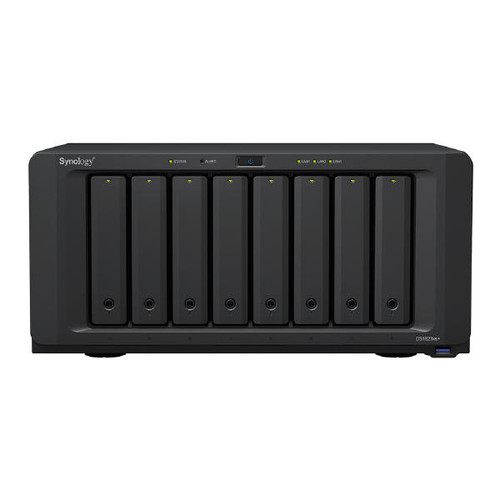 Synology DiskStation DS1823xs+ 8-Bay + 2 x NVMe, 3.5" Diskless, 2xGbE + 1x10GbE, AMD Ryzen V1780B, 8GB RAM , 5 Yr Wty - Synology drives only