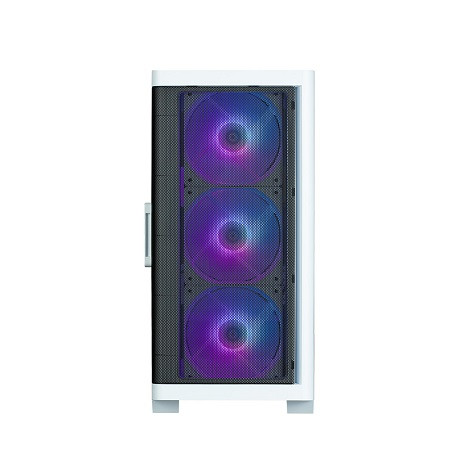 Zalman M4 WHITE, Mini Tower, Tempered Glass, Drive Bays: 1x3.5"/2.5", 1x3.5", 2x2.5", Expansion Slot: 4, Motherboard Support: mATX/Mini-ITX, Pre-Installed Fan: 4x120mm, ARGB, White, 1 Year Warranty