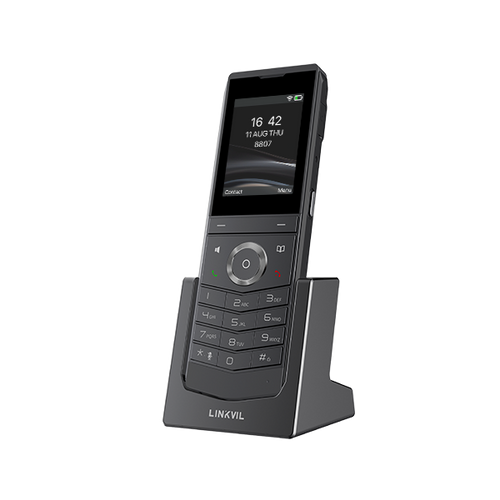 Fanvil Linkvil W611W Portable Wi-Fi Phone 2.4' Color Screen, Support Dual-band Wi-Fi, Up To 9 Hours Talk Time, Waterproof& Dustproof,