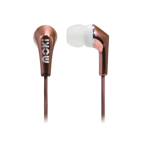Moki Life Metallic Earbuds Rose Gold