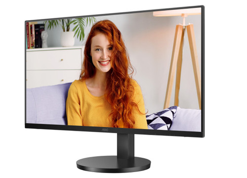 AOC 27' IPS 4K 3840 x 2160 UHD, HDR10, Speakers, Flicker FREE, HDMI 2.0 x 2, DisplayPort 1.4 x 1  black. VESA 100, Height Adjust,  Office Monitor
