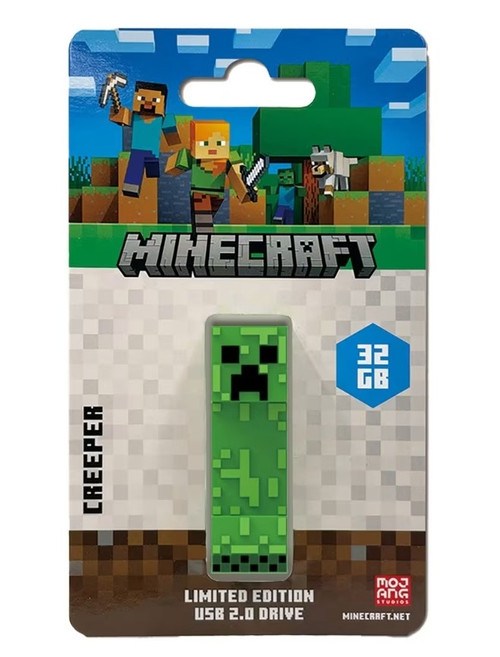 Verbatim Minecraft Collector s Edition USB Flash Drive - 32GB - Creeper
