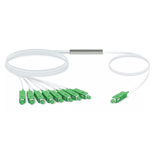 Ubiquiti UFiber Gigabit Passive Optical Network Splitter 1:8,  For Use With UFiber OLT Solutions, Terminated With SC/APC Connector