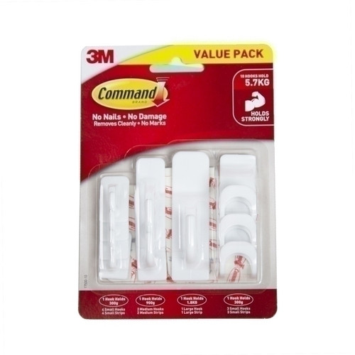 Command Hooks 17500-10 Mix Pack of 10 Box of  2