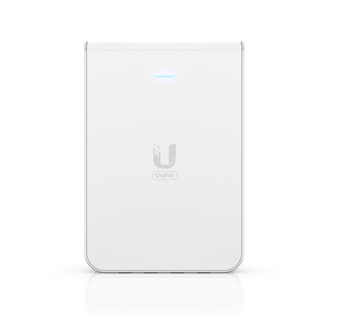 Ubiquiti UniFi Wi-Fi 6 In-Wall Wall-mounted Access Point with a Built-in PoE Switch, Incl 2Yr Warr
