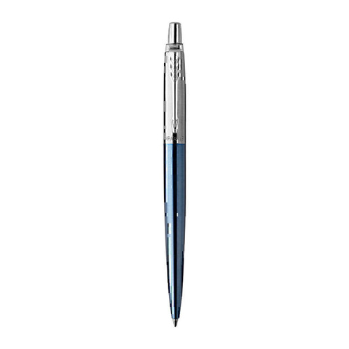 Parker Jotter Waterloo Blue Chrome Trim Ballpoint