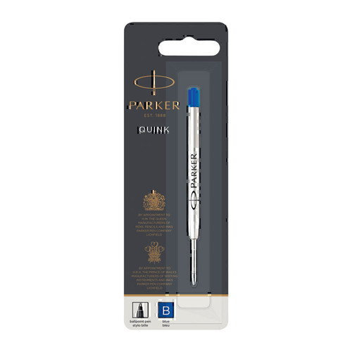 Parker Ballpoint Refill Broad Blue Tip
