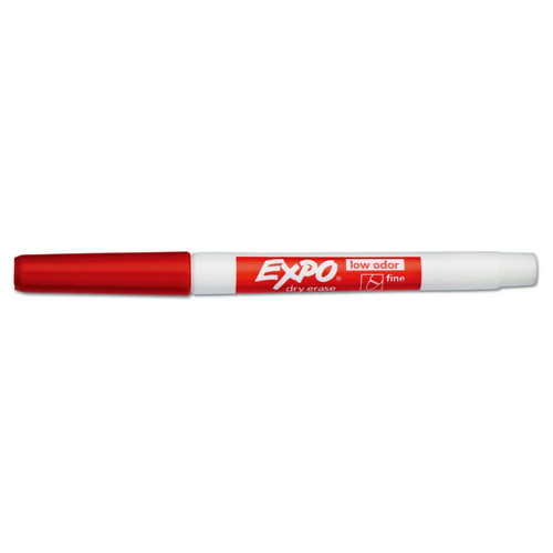 Expo Fine Whiteboard Marker Red Box of 12