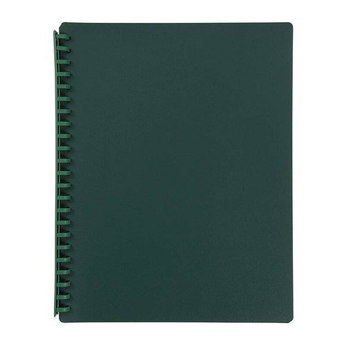 Marbig Display Book A4 Refillable Dark Green