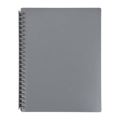 Marbig Display Book A4 Refillable Grey
