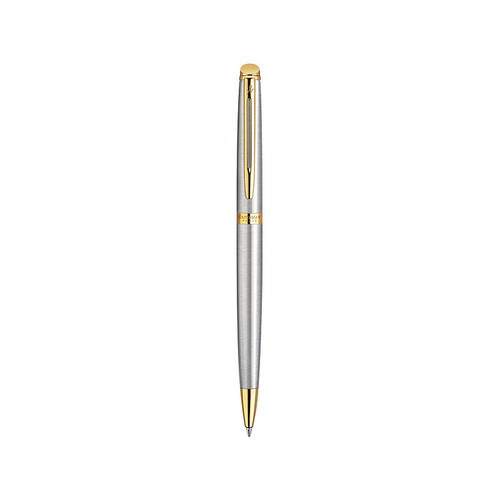 Waterman Hemisphere Stainless Steel Gold Trim Ballpoint